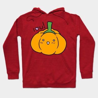 I love You - Orange Bell Pepper Hoodie